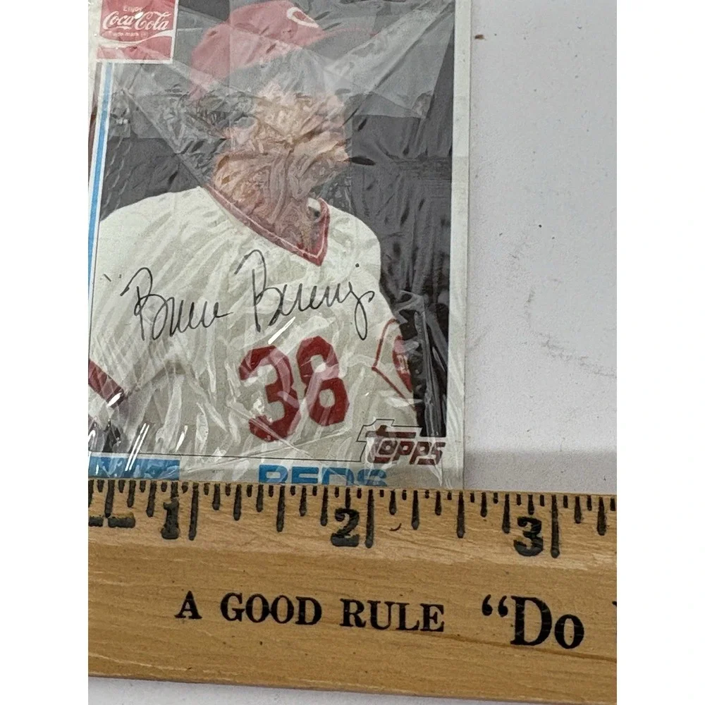 1982‎ TOPPS COKE COCA-COLA Lot Of 10 Cards CINCINNATI REDS Players Lot #1 - Picture 8 of 8